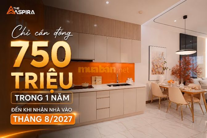 750 Triệu - Có Thể Mở Khóa Căn Hộ 2PN2WC The Aspira Như Thế Nào?