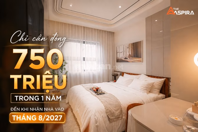 750 Triệu - Có Thể Mở Khóa Căn Hộ 2PN2WC The Aspira Như Thế Nào?