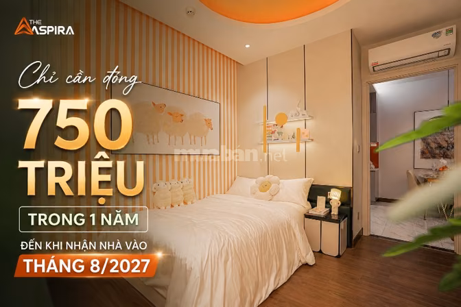 750 Triệu - Có Thể Mở Khóa Căn Hộ 2PN2WC The Aspira Như Thế Nào?