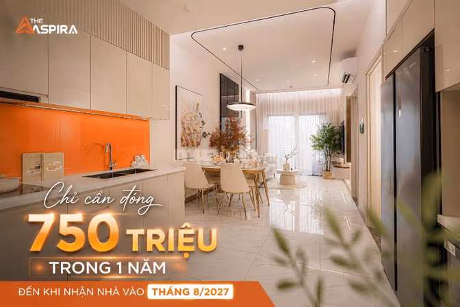 750 Triệu - Có Thể Mở Khóa Căn Hộ 2PN2WC The Aspira Như Thế Nào?