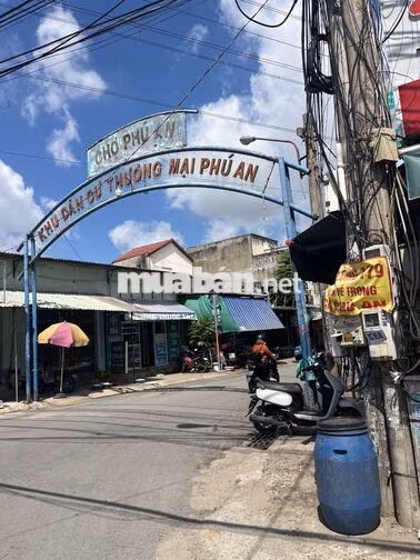 BÁN GẤP LÔ ĐẤT 100M NGAY SÁT CHỢ PHÚ AN PHƯỜNG AN PHÚ THUẬN AN