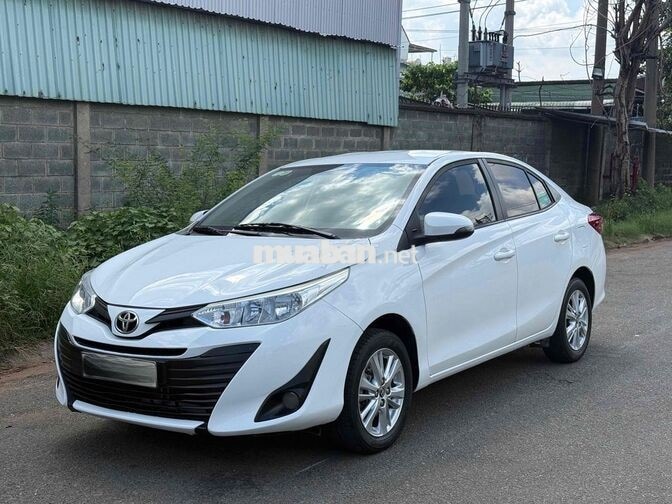 Toyota Vios 1.5 bản E 2019 Tự động Trắng