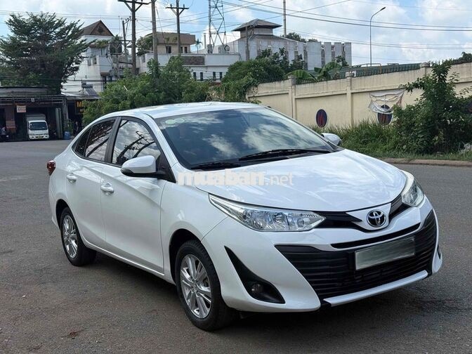 Toyota Vios 1.5 bản E 2019 Tự động Trắng
