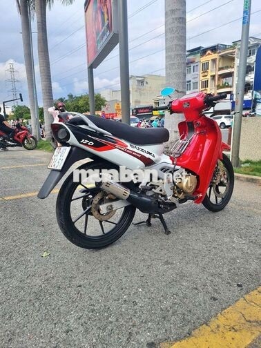 Suzuki Sport 120 Nhập khẩu Đỏ trắng