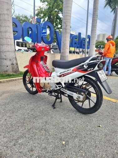 Suzuki Sport 120 Nhập khẩu Đỏ trắng