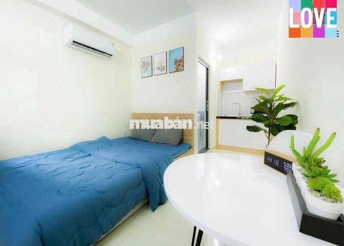 Studio đầy đủ nội thất - gần HVHK / Etown CH / Đh Văn Hiến