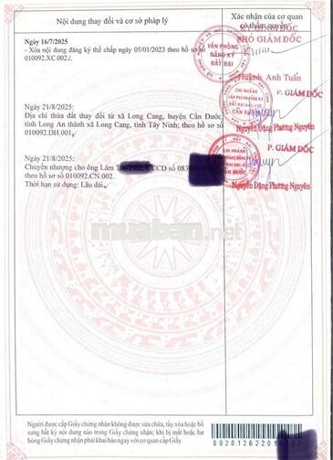 Gấp bán tháng 8, đất thổ cư 2ty2, đường xe hơi 6m, KCN Dochan,DT 77m2