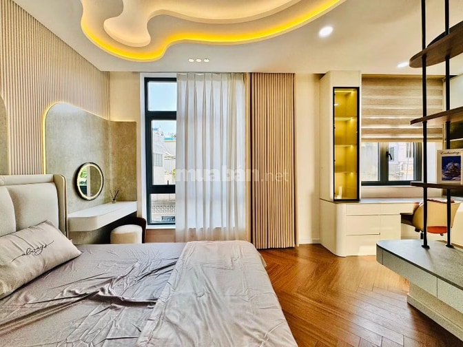 ⭐️Nhà 4 lầu đẹp Cao cấp hẻm xe hơi 5m Nơ Trang Long, P7, Q.Bình Thạnh,