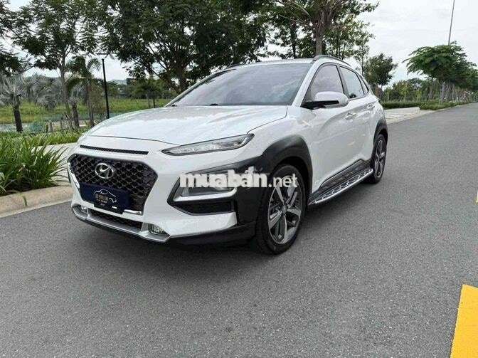 Hyundai Kona 1.6 Turbo 2021 Trắng Tự động 40000 km