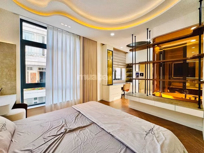 ⭐️Nhà 4 lầu đẹp Cao cấp hẻm xe hơi 5m Nơ Trang Long, P7, Q.Bình Thạnh,
