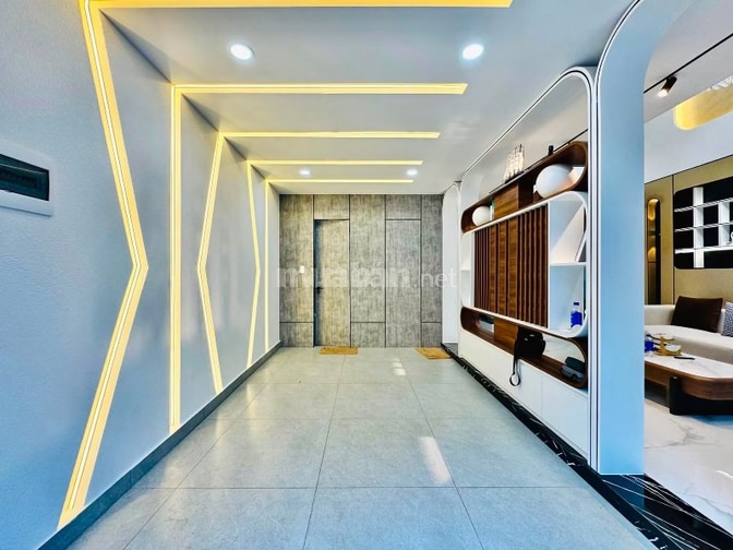 ⭐️Nhà 4 lầu đẹp Cao cấp hẻm xe hơi 5m Nơ Trang Long, P7, Q.Bình Thạnh,