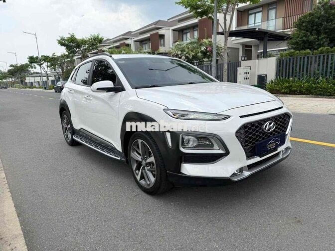 Hyundai Kona 1.6 Turbo 2021 Trắng Tự động 40000 km