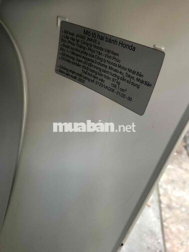 Honda Wave A110 2022 Trắng 9000 km