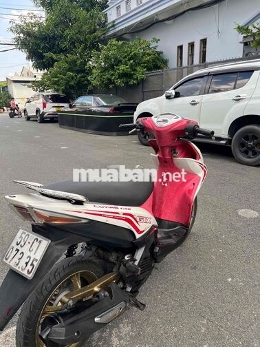 Yamaha Luvias 125cc Đỏ Trắng Đen. Biển Số TP