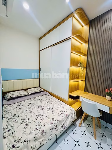 NHÀ ĐẸP, HẺM XE HƠI PHAN VĂN TRỊ, DT 3.5x15m, 3PN, MỚI, FULL NỘI THẤT