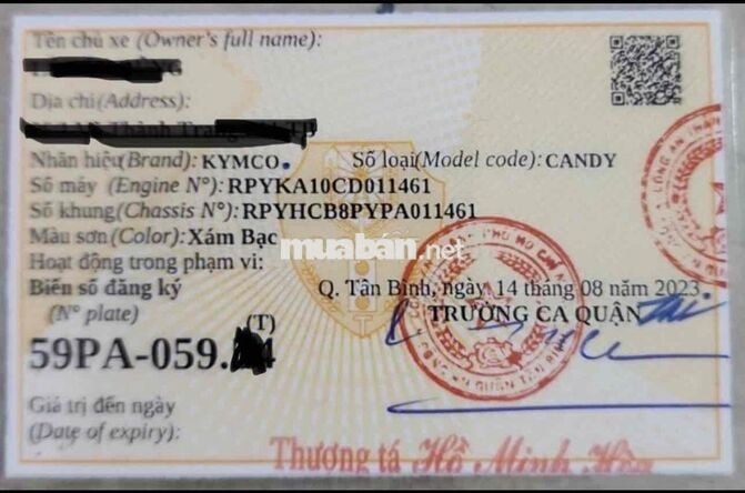 KYMCO CANDY 50cc Xám bạc đời 2023