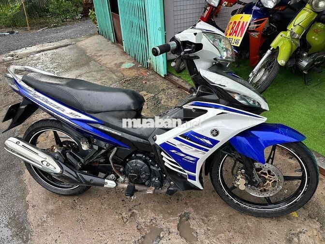 Yamaha Exciter 135 Côn tay Trắng, Xanh