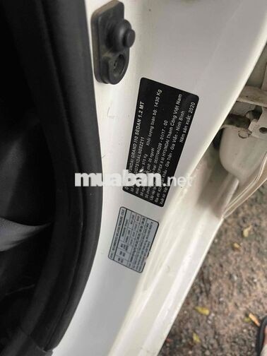 Hyundai Grand i10 Sedan 1.2 MT 2020 Trắng