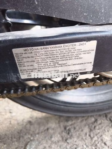 Yamaha Exciter 150 2017 Xám đen 29268 km