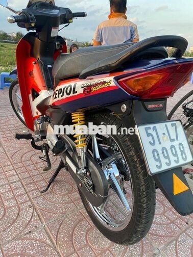 Honda Wave S Số Đỏ Xanh Đen bs 99998