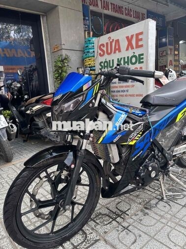 Suzuki Satria F150 Xanh Đen