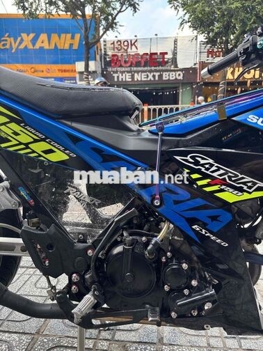 Suzuki Satria F150 Xanh Đen