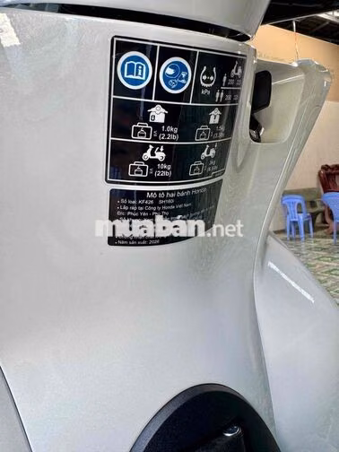 Honda SH 160i CBS 2026 Trắng 495 km