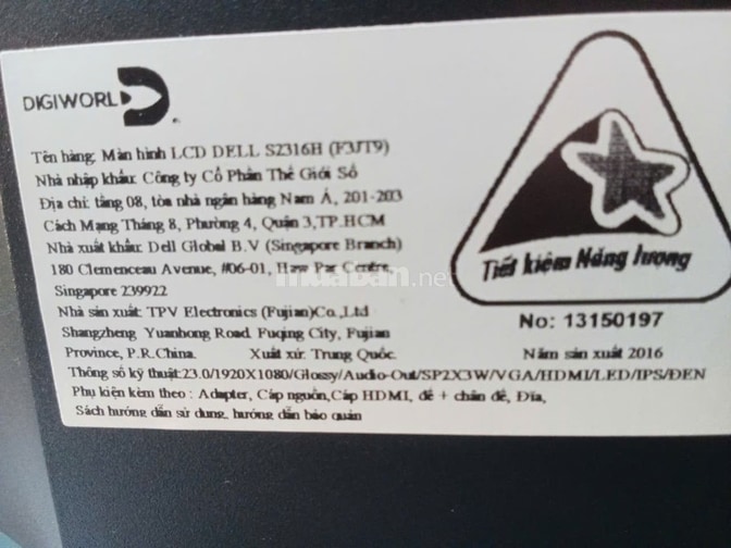 Màn hình Dell 23in cần thanh lý 