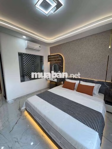 nhà phố mới xây full nội thất hẻm oto