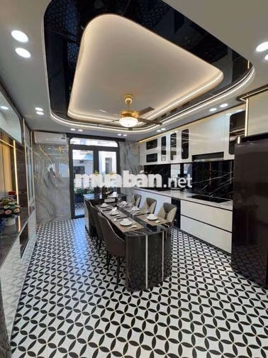 nhà phố mới xây full nội thất hẻm oto