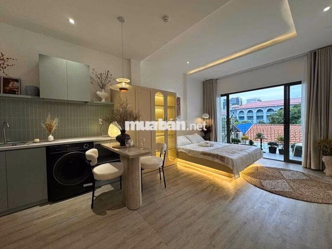 🏡CHO THUÊ CĂN HỘ MỚI 100% - BAN CÔNG FULL NỘI THẤT GẦN NHÀ THỜ ĐỨC BÀ