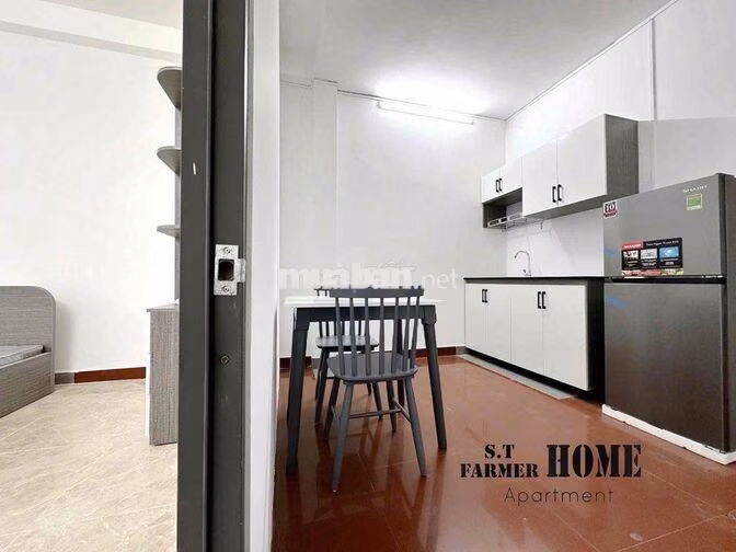 Căn hộ 1PN - tách bếp - Full nội thất - Ban công rộng - mây giặt riêng
