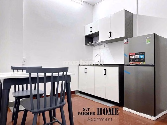 Căn hộ 1PN - tách bếp - Full nội thất - Ban công rộng - mây giặt riêng