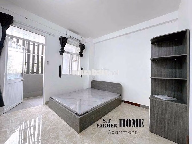 Căn hộ 1PN - tách bếp - Full nội thất - Ban công rộng - mây giặt riêng