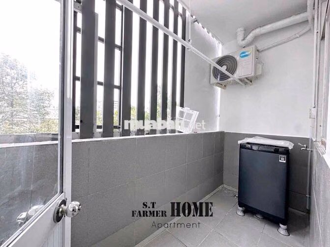Căn hộ 1PN - tách bếp - Full nội thất - Ban công rộng - mây giặt riêng
