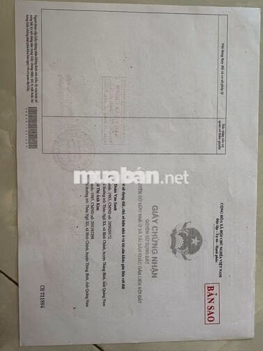 Cần bán lô DH thôn Ngũ Xã, xã Thăng Phú, thành phố Đà Nẵng