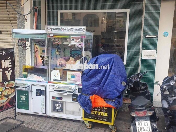 CHO THUÊ MẶT BẰNG VỈA HÈ ĐẶT MÁY GẮP THÚ