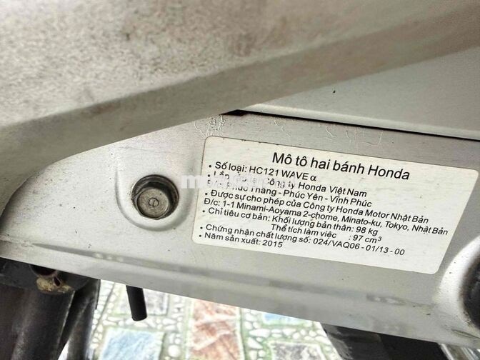 Honda Wave Alpha 2015 Đỏ