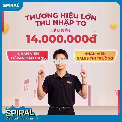 LG VĨNH PHÚC - NHÂN VIÊN TƯ VẤN BÁN HÀNG ĐIỆN MÁY