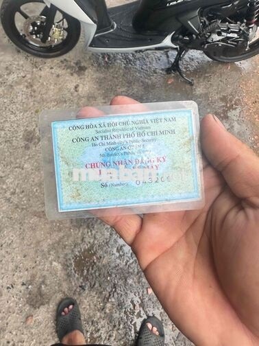 Honda Click 2007 Trắng đen
