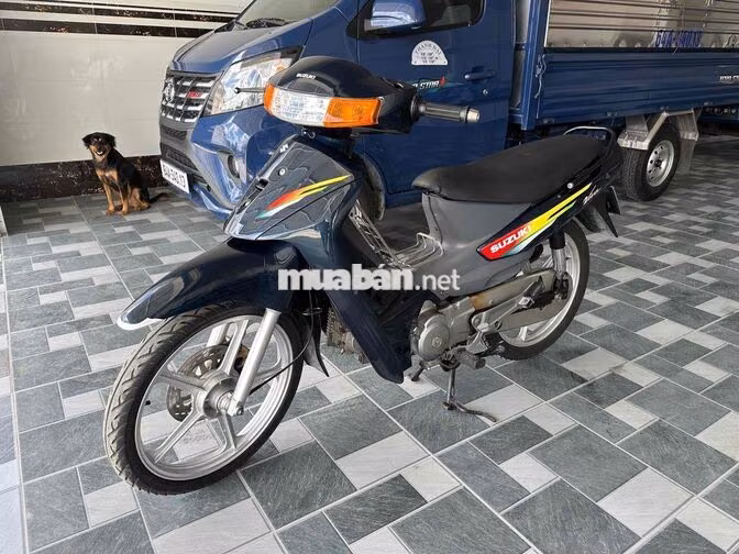 Xe số Suzuki Viva Thể thao Xanh đen
