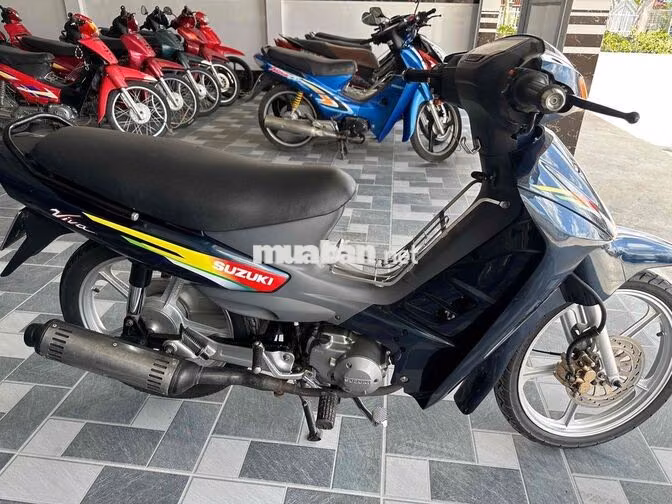 Xe số Suzuki Viva Thể thao Xanh đen