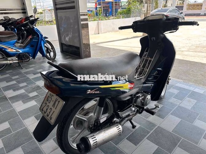 Xe số Suzuki Viva Thể thao Xanh đen