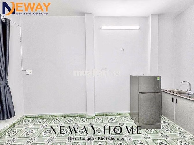 STUDIO CỬA SỔ TRỜI SẴN TỦ LẠNH, MÁY LẠNH, QUA ĐẠI HỌC VĂN HIẾN 10P