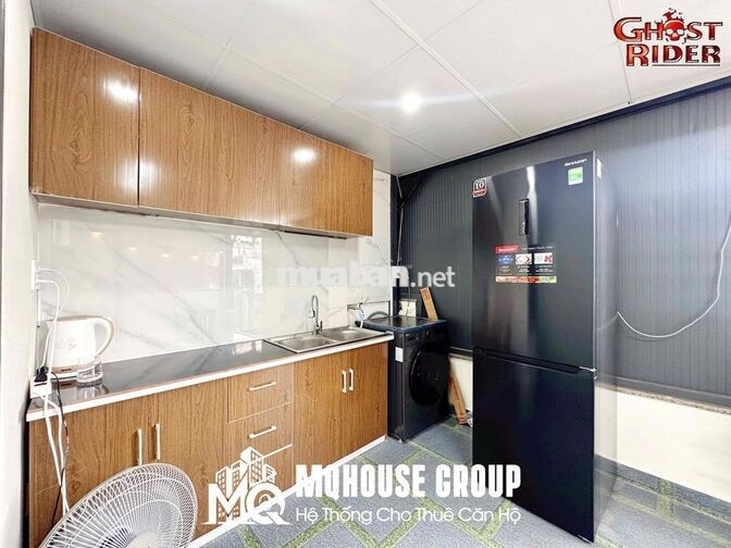 New 100% - Penthouse 1PN balcony, giặt riêng - Chợ Bà Chiểu, Bờ kè TS