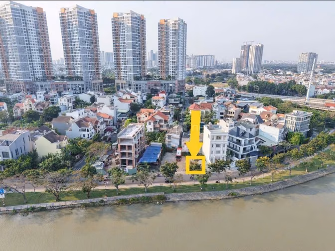 Bán đất biệt thự mặt tiền Thân Văn Nhiếp view Sông DT:12x18 GPXD 1T3L