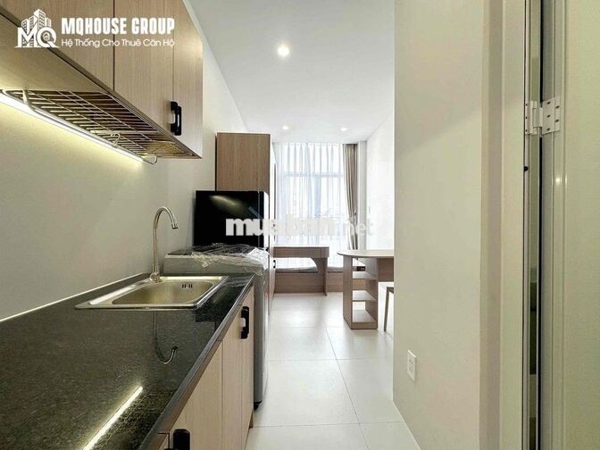 CHO THUÊ STUDIO FULL NỘI THẤT - MGR - TÁCH BẾP - BAN CÔNG - SÂN BAY