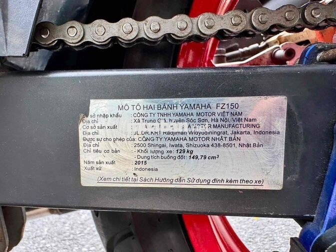 ❤️ Yamaha FZ150 2015 Xanh Movista 2015
