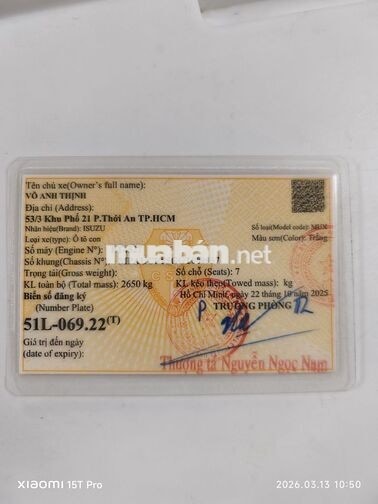 Isuzu Mux 3.0 AT 4x2 Trắng Việt Nam