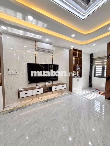 Nhà 5 tầng KDC An Sương Quận 12, 80m2, hẻm xe hơi thông, tặng nội